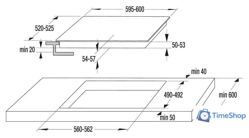 Варочная панель Gorenje ECT644BCSC - Изображение №4 — Интернет-магазин Time-Shop