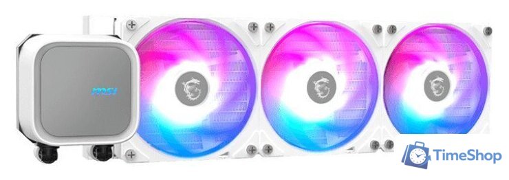 Система жидкостного охлаждения для процессора MSI MAG CoreLiquid A13 360 (белый) - Изображение №3 — Интернет-магазин Time-Shop