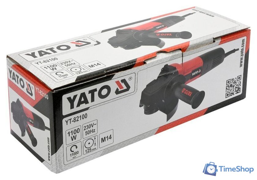 Угловая шлифмашина Yato YT-82100 - Изображение №3 — Интернет-магазин Time-Shop