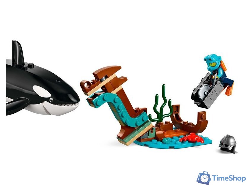 Конструктор LEGO City 60368 Корабль Исследователь Арктики - Изображение №7 — Интернет-магазин Time-Shop