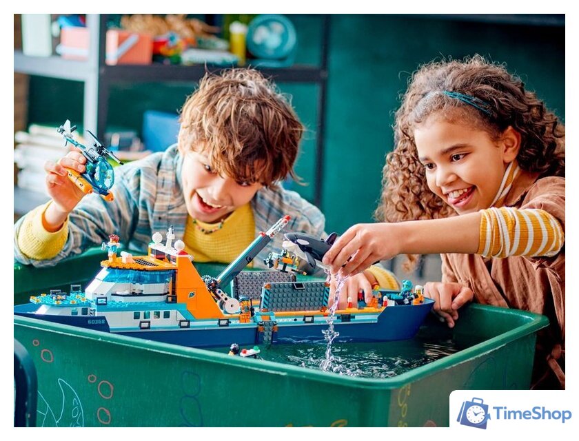 Конструктор LEGO City 60368 Корабль Исследователь Арктики - Изображение №10 — Интернет-магазин Time-Shop