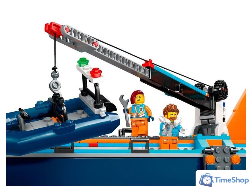 Конструктор LEGO City 60368 Корабль Исследователь Арктики - Изображение №6 — Интернет-магазин Time-Shop