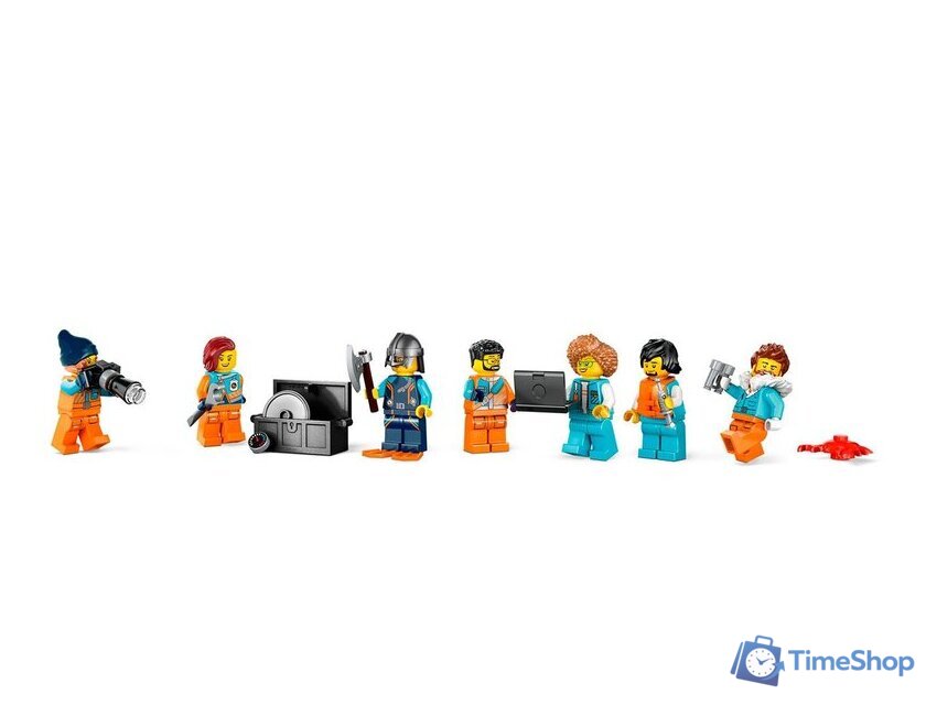 Конструктор LEGO City 60368 Корабль Исследователь Арктики - Изображение №9 — Интернет-магазин Time-Shop