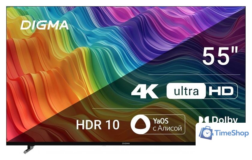 Телевизор Digma DM-LED55UBB33 - Изображение №1 — Интернет-магазин Time-Shop