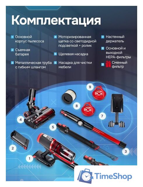 Пылесос Evolution Smart Clean VCF2212M - Изображение №30 — Интернет-магазин Time-Shop