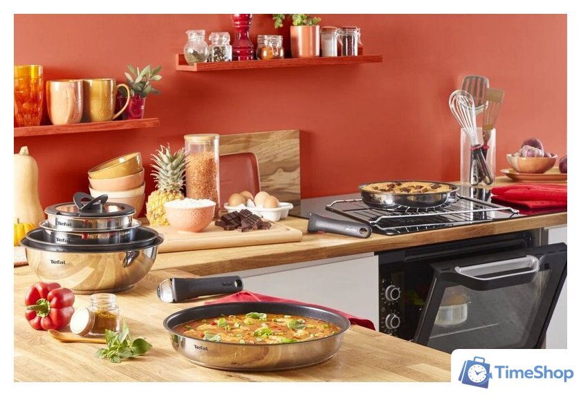 Набор сковород Tefal Ingenio Emotion L897SD74 - Изображение №9 — Интернет-магазин Time-Shop