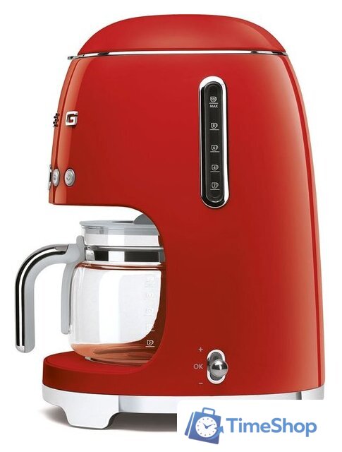 Капельная кофеварка Smeg DCF02RDEU - Изображение №4 — Интернет-магазин Time-Shop