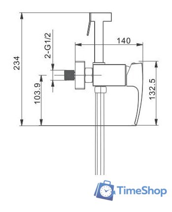 Гигиенический душ Gappo G2007-8 - Изображение №2 — Интернет-магазин Time-Shop