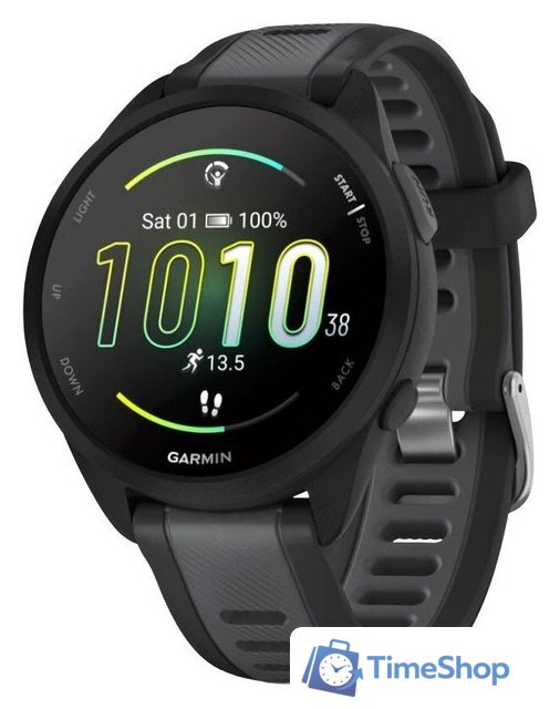 Умные часы Garmin Forerunner 165 Music (черный/сланцево-серый) - Изображение №1 — Интернет-магазин Time-Shop