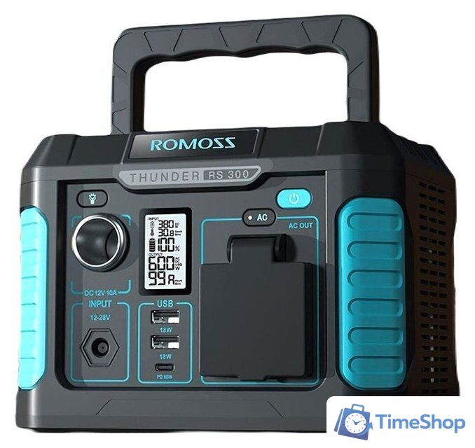 Портативная зарядная станция Romoss RS300 - Изображение №1 — Интернет-магазин Time-Shop