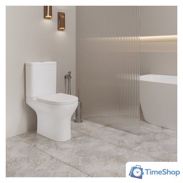 Унитаз напольный Lauter W246 2110246 + гигиенический душ Rainix 21LT7711CH (горизонтальный выпуск) - Изображение №14 — Интернет-магазин Time-Shop