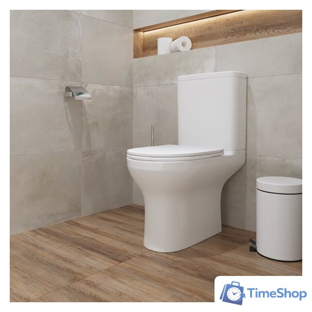 Унитаз напольный Lauter W246 2110246 + гигиенический душ Rainix 21LT7711CH (горизонтальный выпуск) - Изображение №19 — Интернет-магазин Time-Shop