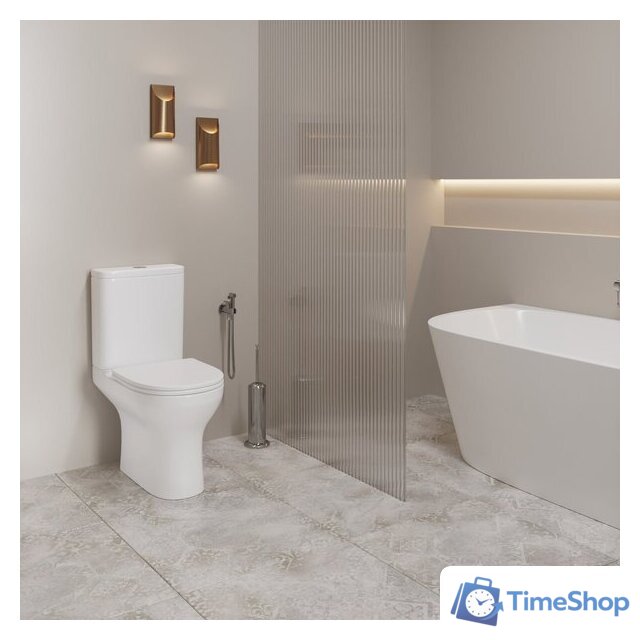 Унитаз напольный Lauter W246 2110246 + гигиенический душ Rainix 21LT7711CH (горизонтальный выпуск) - Изображение №15 — Интернет-магазин Time-Shop