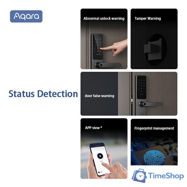 Дверной замок Aqara Door Lock A100 Zigbee ZNMS02ES - Изображение №7 — Интернет-магазин Time-Shop