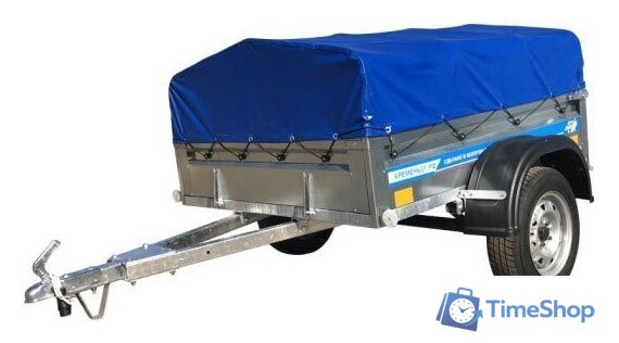 Одноосный прицеп Кремень Стандарт Плюс 2.5x1.3x0.3 (тент 30см) - Изображение №1 — Интернет-магазин Time-Shop