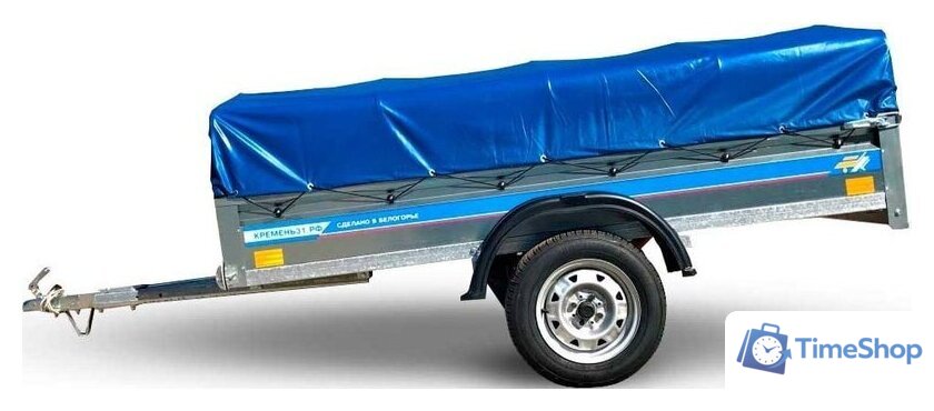 Одноосный прицеп Кремень Стандарт Плюс 2.5x1.3x0.3 (тент 30см) - Изображение №2 — Интернет-магазин Time-Shop