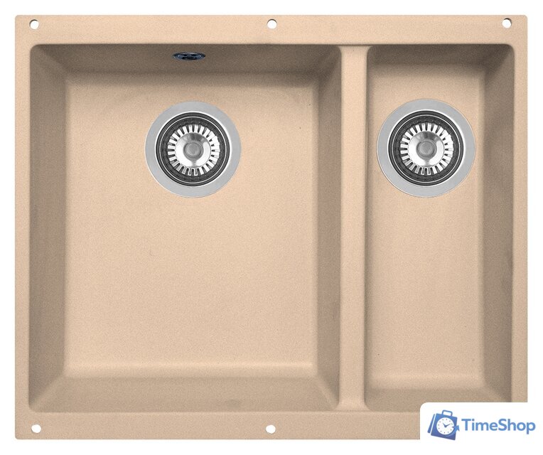 Кухонная мойка Zigmund & Shtain Integra 500.2 (топленое молоко) - Изображение №1 — Интернет-магазин Time-Shop