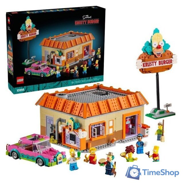 Конструктор LEGO Icons 10352 Симпсоны: Красти Бургер - Изображение №1 — Интернет-магазин Time-Shop