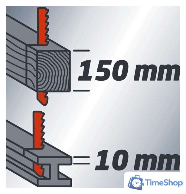 Сабельная пила Einhell TC-AP 650 E [4326141] - Изображение №2 — Интернет-магазин Time-Shop