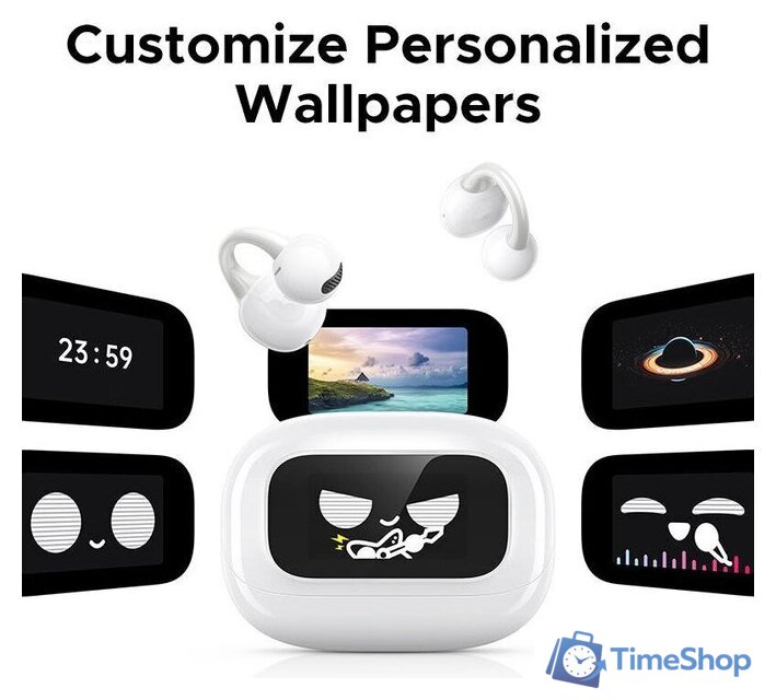 Наушники Ugreen HiTune ClipBuds Magic WS208 (белый) - Изображение №3 — Интернет-магазин Time-Shop