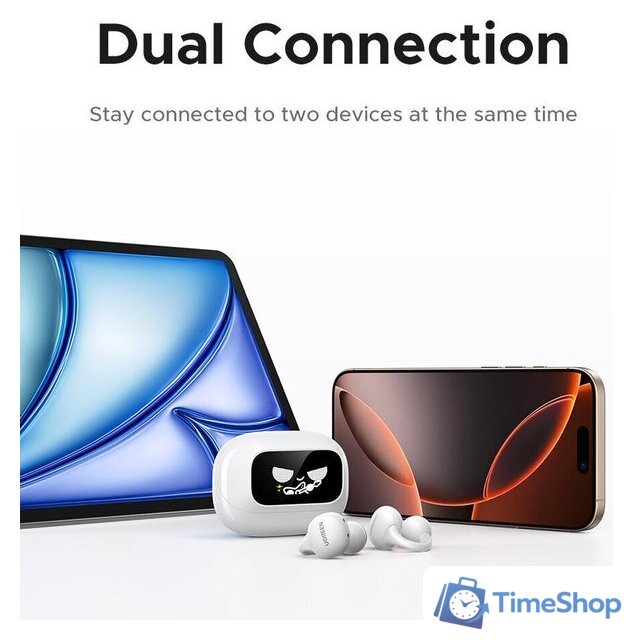 Наушники Ugreen HiTune ClipBuds Magic WS208 (белый) - Изображение №7 — Интернет-магазин Time-Shop