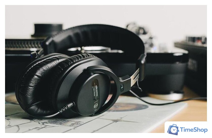 Наушники Audio-Technica ATH-PRO5X (черный) - Изображение №6 — Интернет-магазин Time-Shop