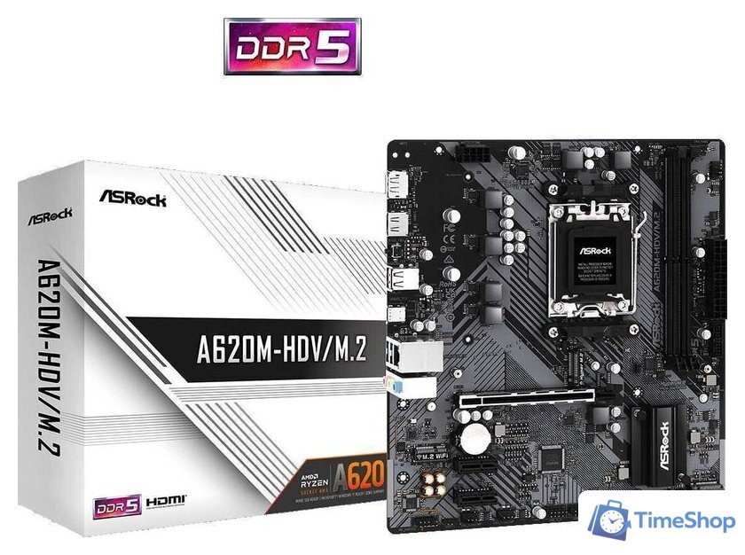 Материнская плата ASRock A620M-HDV/M.2 - Изображение №6 — Интернет-магазин Time-Shop