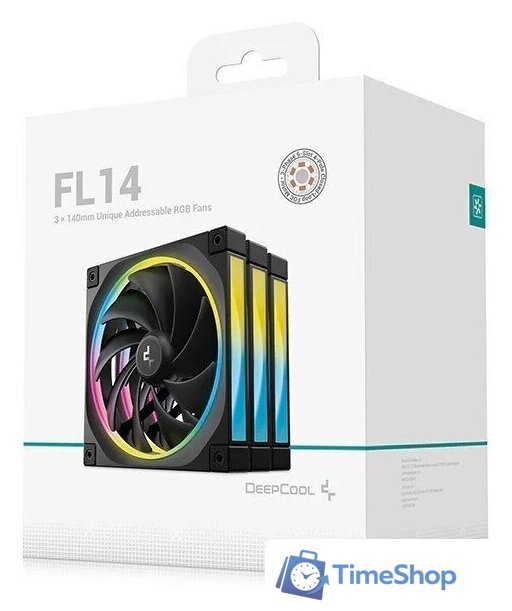 Комплект вентиляторов для корпуса DeepCool FL14 3 IN 1 R-FL14-BKAPN3-G - Изображение №6 — Интернет-магазин Time-Shop