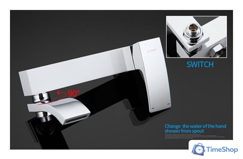 Смеситель Gappo Jacob G3207-8 - Изображение №3 — Интернет-магазин Time-Shop