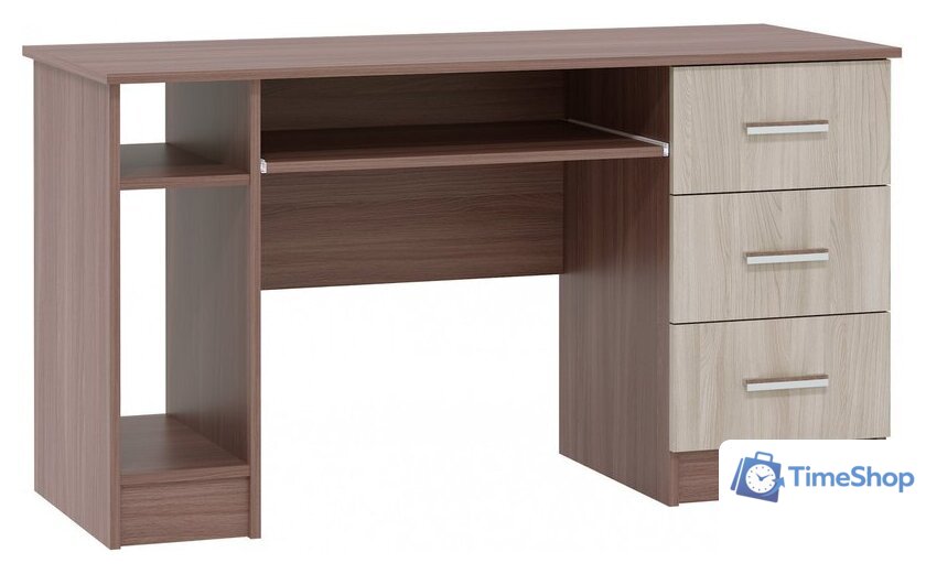 Стол Памир ПКС-4 (ясень шимо темный/ясень шимо светлый) - Изображение №1 — Интернет-магазин Time-Shop