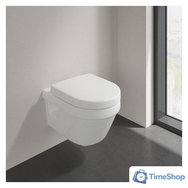 Сиденье для унитаза Villeroy & Boch Omnia Architectura 9M66S201 - Изображение №3 — Интернет-магазин Time-Shop