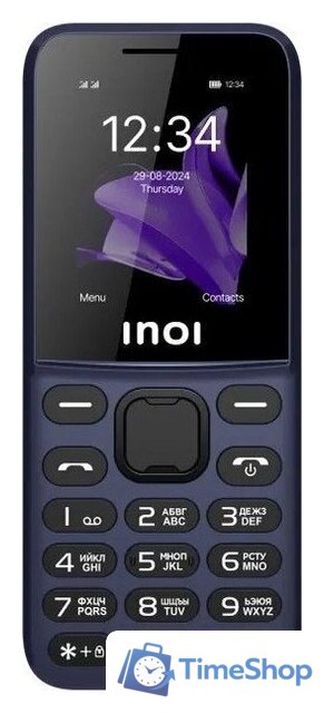 Кнопочный телефон Inoi 140 Classic Lite 4G (синий) - Изображение №2 — Интернет-магазин Time-Shop