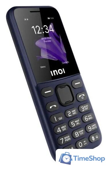 Кнопочный телефон Inoi 140 Classic Lite 4G (синий) - Изображение №7 — Интернет-магазин Time-Shop