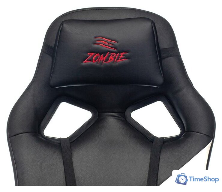 Игровое (геймерское) кресло Zombie Driver (черный/белый) - Изображение №6 — Интернет-магазин Time-Shop