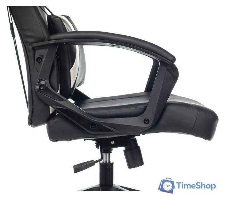 Игровое (геймерское) кресло Zombie Driver (черный/белый) - Изображение №10 — Интернет-магазин Time-Shop