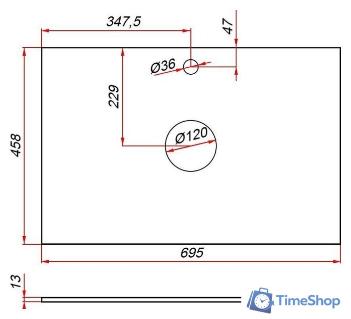  ЗОВ Тумба под умывальник Кито 70 K70LW0MWMC-KP13W (белый/белый матовый) - Изображение №9 — Интернет-магазин Time-Shop