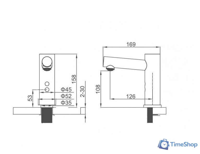 Смеситель Ledeme L1655A-1 - Изображение №3 — Интернет-магазин Time-Shop