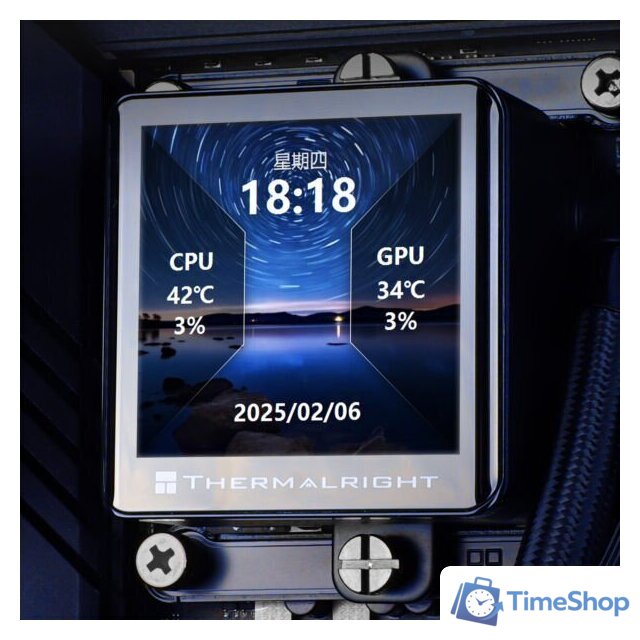 Система жидкостного охлаждения для процессора Thermalright Frozen Vision 360 ARGB V2 (черный) - Изображение №7 — Интернет-магазин Time-Shop