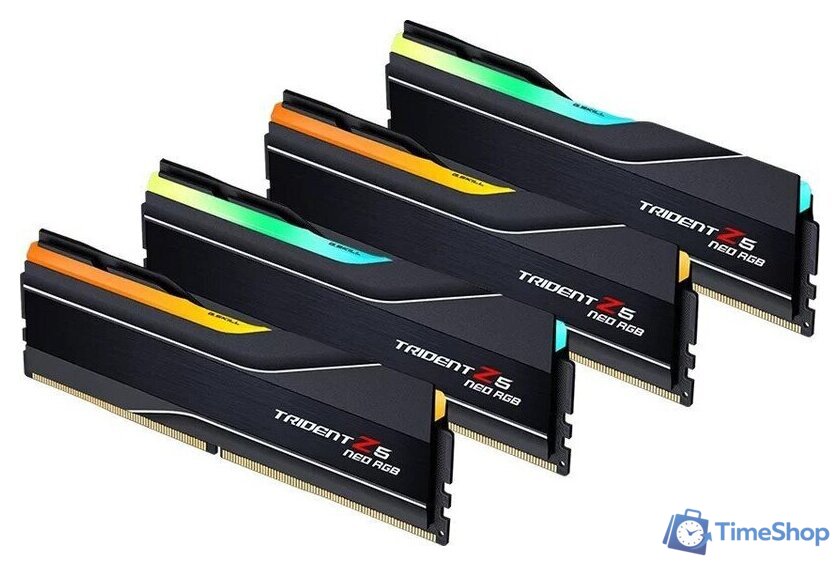 Оперативная память G.Skill Trident Z5 Neo RGB 4x64ГБ DDR5 6000 МГц F5-6000J3644D64GX4-TZ5NR - Изображение №1 — Интернет-магазин Time-Shop