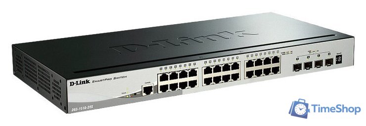 Управляемый коммутатор 2-го уровня D-Link DGS-1510-28X/A1A - Изображение №2 — Интернет-магазин Time-Shop