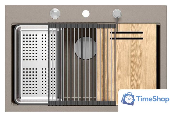 Кухонная мойка Quadron HQM7650U4_BS - Изображение №4 — Интернет-магазин Time-Shop