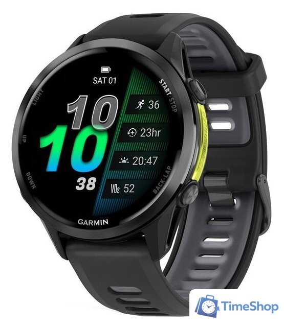 Умные часы Garmin Forerunner 970 47 мм (темно-серый/серый) - Изображение №1 — Интернет-магазин Time-Shop