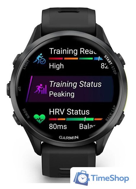 Умные часы Garmin Forerunner 970 47 мм (темно-серый/серый) - Изображение №6 — Интернет-магазин Time-Shop