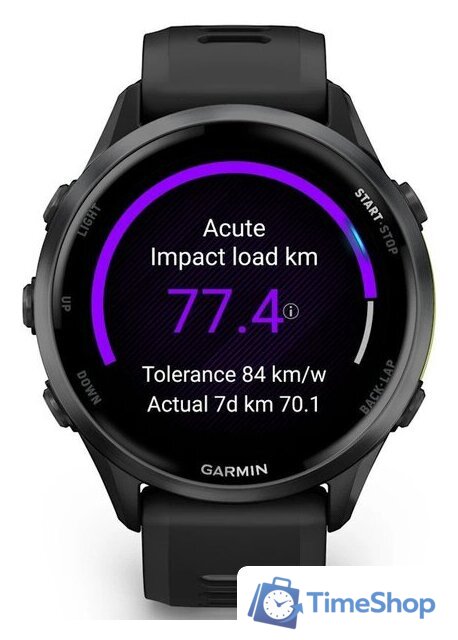 Умные часы Garmin Forerunner 970 47 мм (темно-серый/серый) - Изображение №4 — Интернет-магазин Time-Shop
