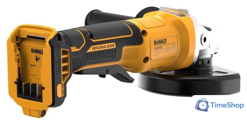 Угловая шлифмашина DeWalt DCG408N (без АКБ) - Изображение №7 — Интернет-магазин Time-Shop