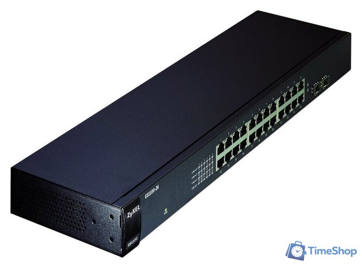Неуправляемый коммутатор Zyxel GS1100-24 - Изображение №4 — Интернет-магазин Time-Shop