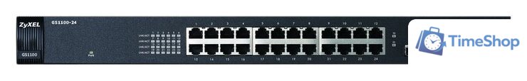 Неуправляемый коммутатор Zyxel GS1100-24 - Изображение №2 — Интернет-магазин Time-Shop