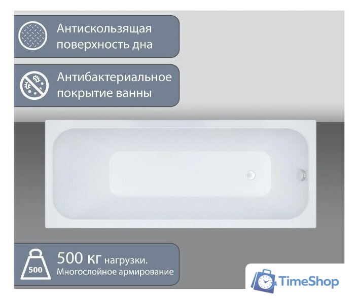 Ванна Triton Ультра 170x70 (с облегченными ножками) - Изображение №6 — Интернет-магазин Time-Shop