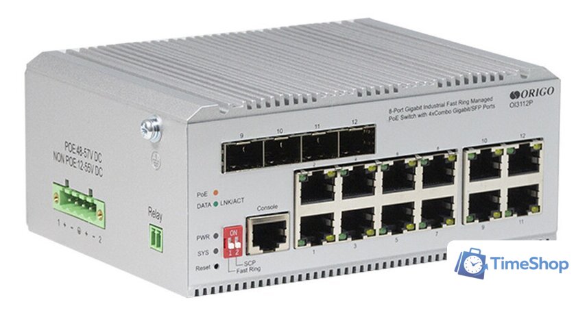 Управляемый коммутатор 2-го уровня Origo OI3112P/185W/A1A - Изображение №1 — Интернет-магазин Time-Shop