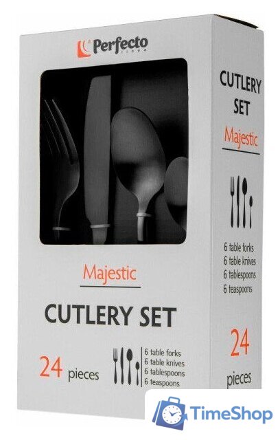 Набор столовых приборов Perfecto Linea Majestic 21-250130BLM - Изображение №1 — Интернет-магазин Time-Shop